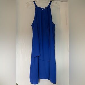 Stella Luce Vibrant Blue Asymmetrical Dress